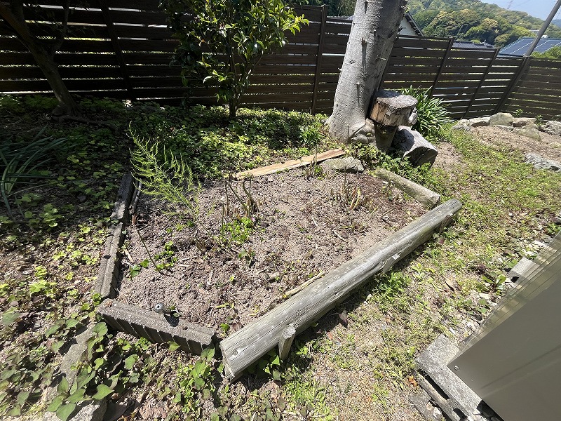 下関　不動産　長府侍町　中古　戸建て　家庭菜園